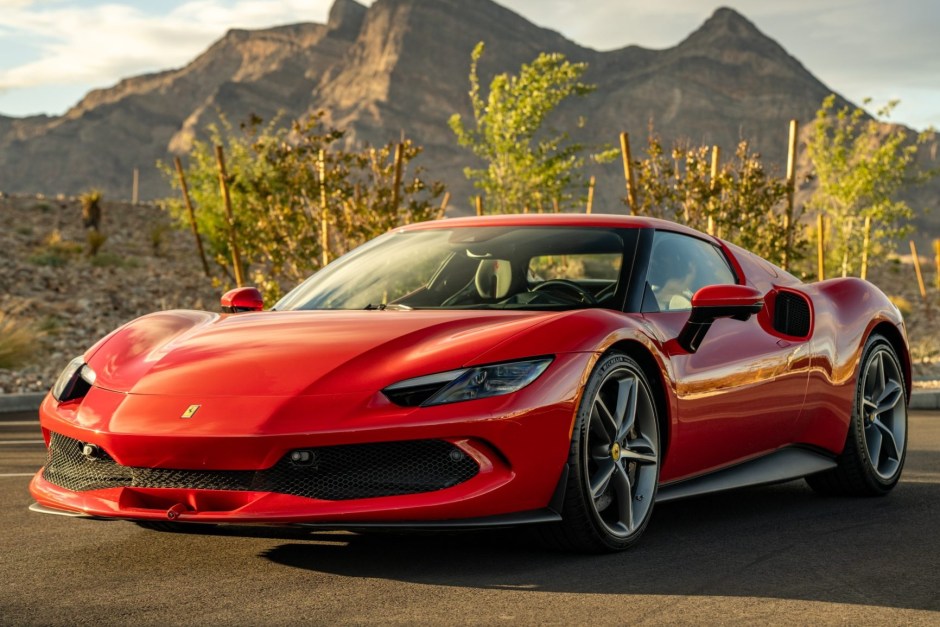 2022 Ferrari 296 sold at auction for $275,000