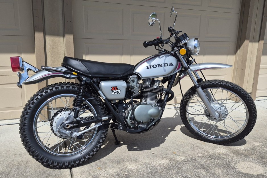 1972 Honda XL sold at auction for $3,300
