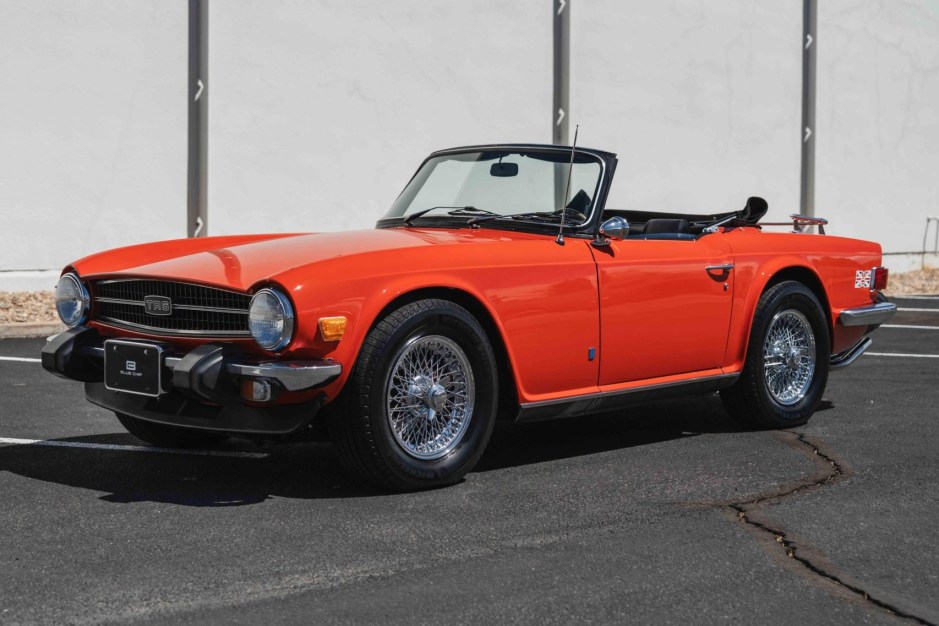 1975 Triumph TR6 sold at auction for $18,500