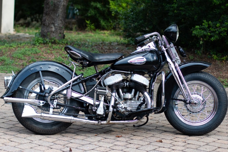1942 Harley-Davidson 45 Flathead sold at auction for $16,500
