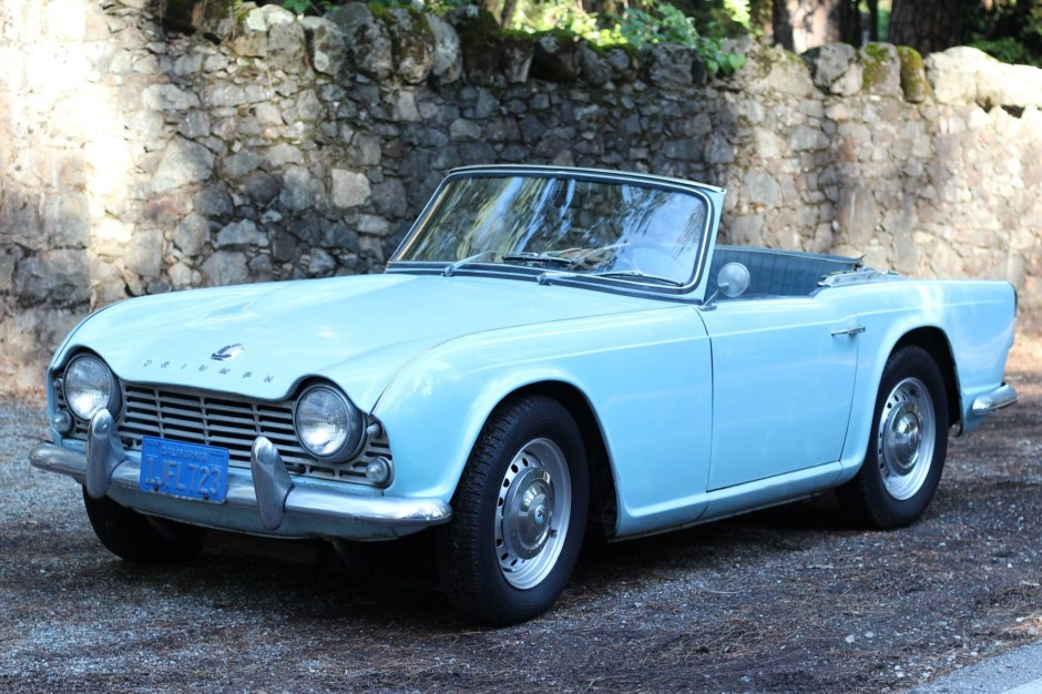 1962 Triumph TR4 sold at auction for $8,604