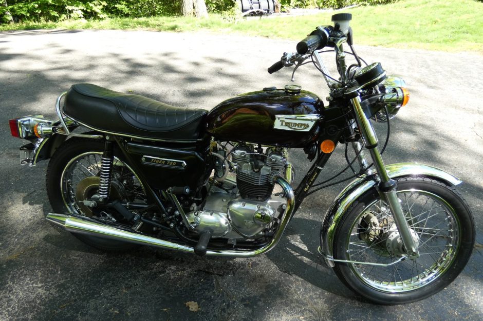 1978 Triumph Tiger sold at auction for $4,000