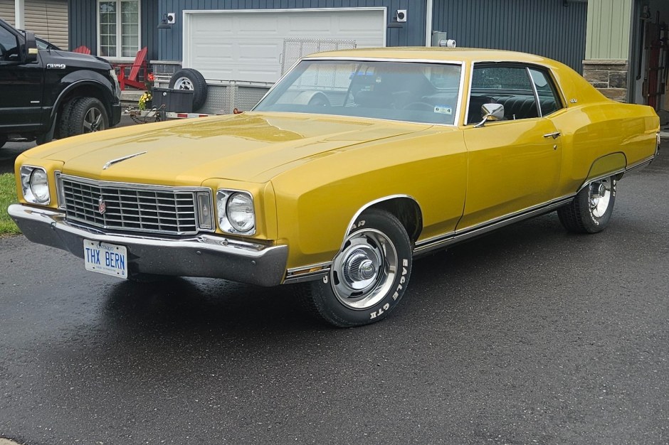 1972 Chevrolet Monte Carlo sold at auction for $16,500