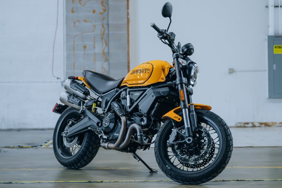 2022 Ducati Scrambler sold at auction for $7,200
