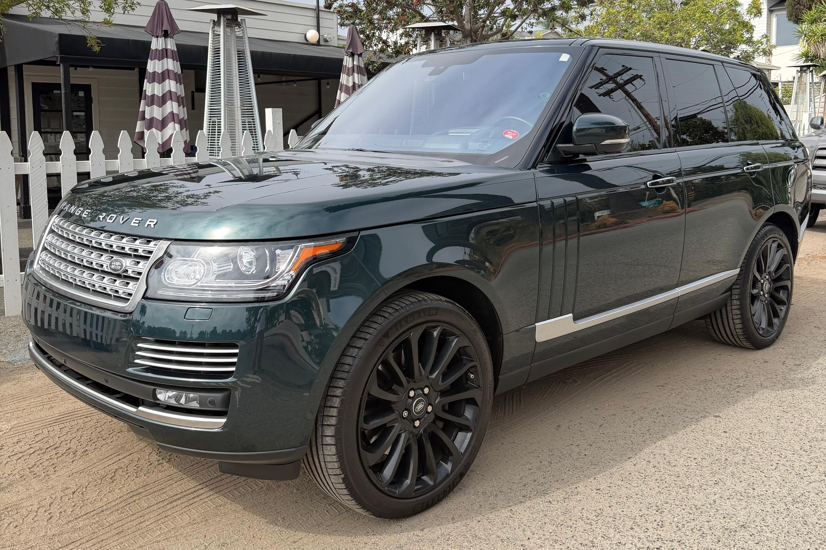 2016 Land Rover Range Rover sold at auction for $25,000
