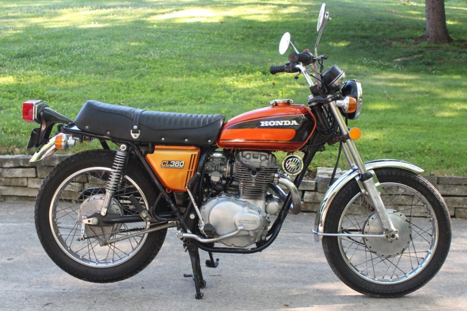 1975 Honda CB360 sold at auction for $2,750