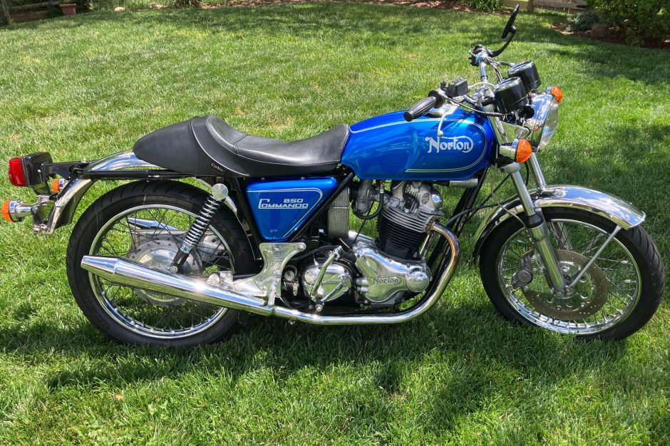1974 Norton Commando sold at auction for $7,700