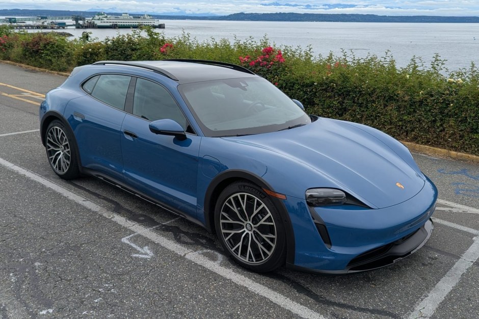 2022 Porsche Taycan sold at auction for $56,500