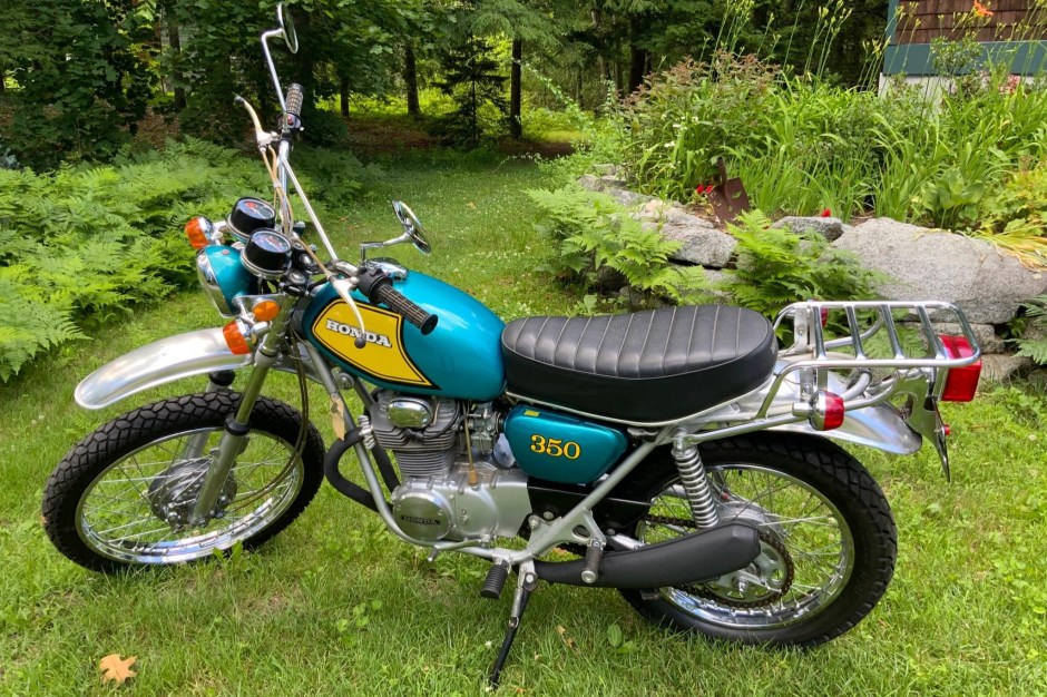 1972 Honda SL Motosport sold at auction for $5,300
