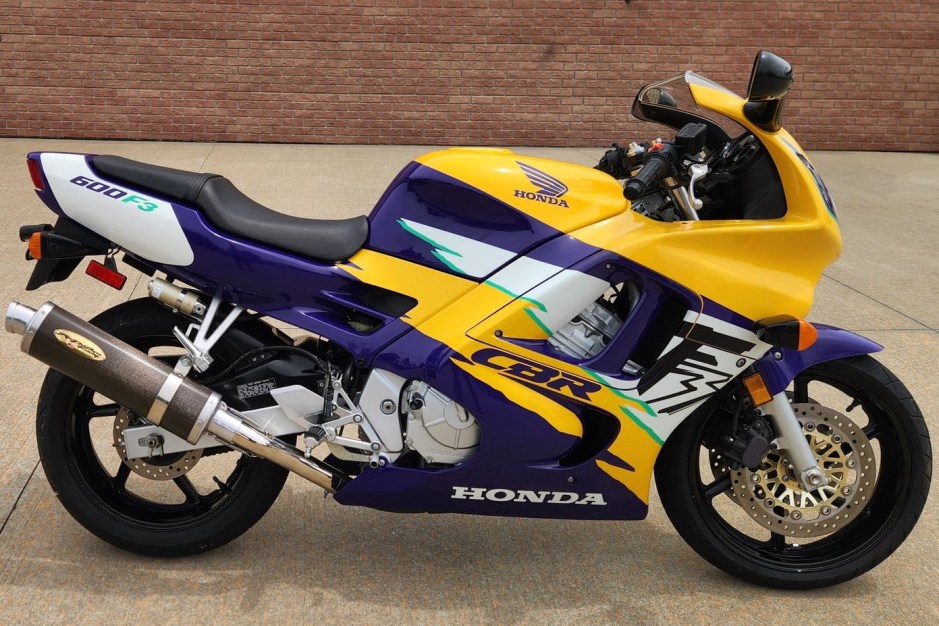1996 Honda CBR sold at auction for $7,200