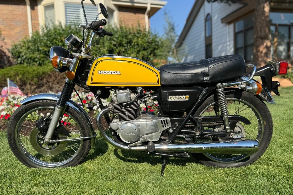 1976 Honda CB200 sold at auction for $1,953