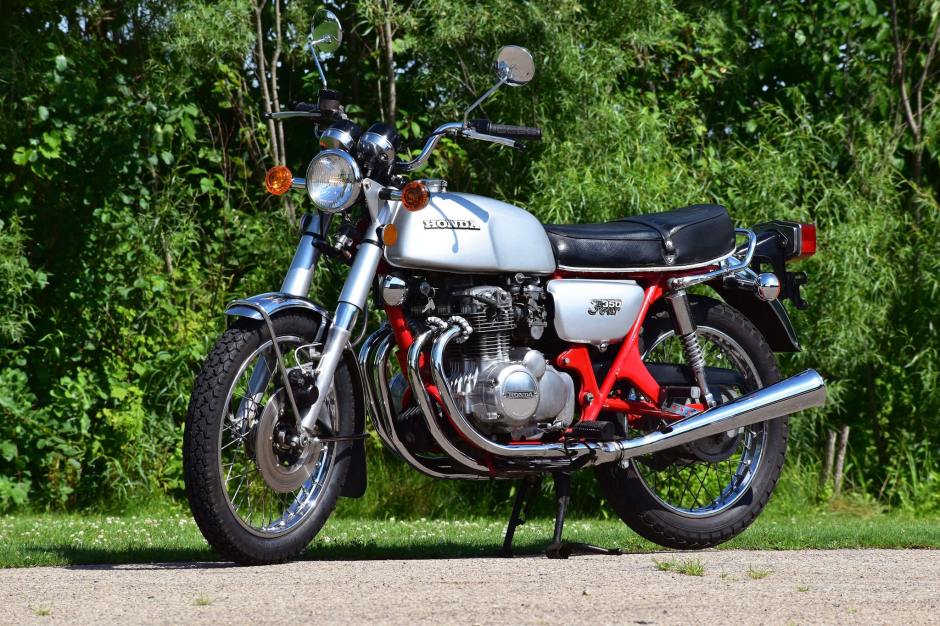 1973 Honda CB350 sold at auction for $3,112