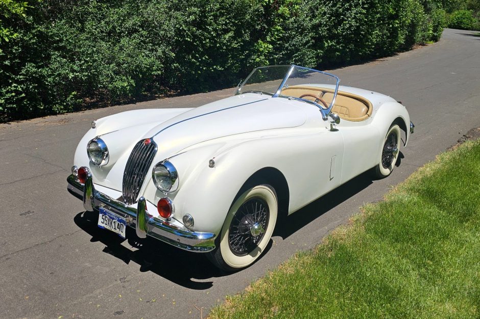 1955 Jaguar XK140 sold at auction for $38,250