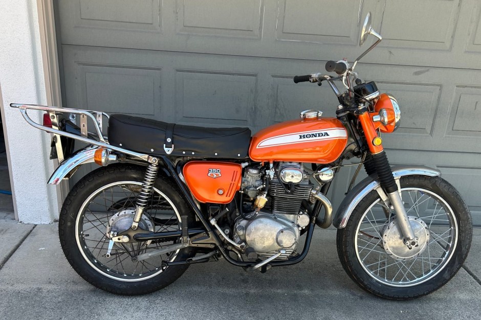 1972 Honda CB350 sold at auction for $2,400