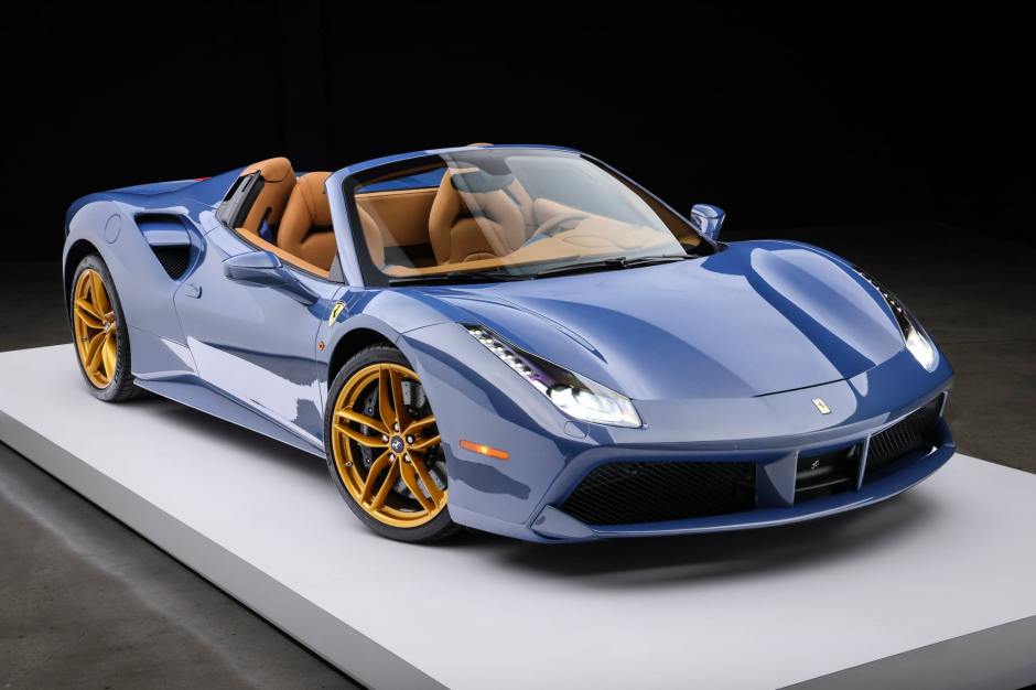 2018 Ferrari 488 sold at auction for $475,000