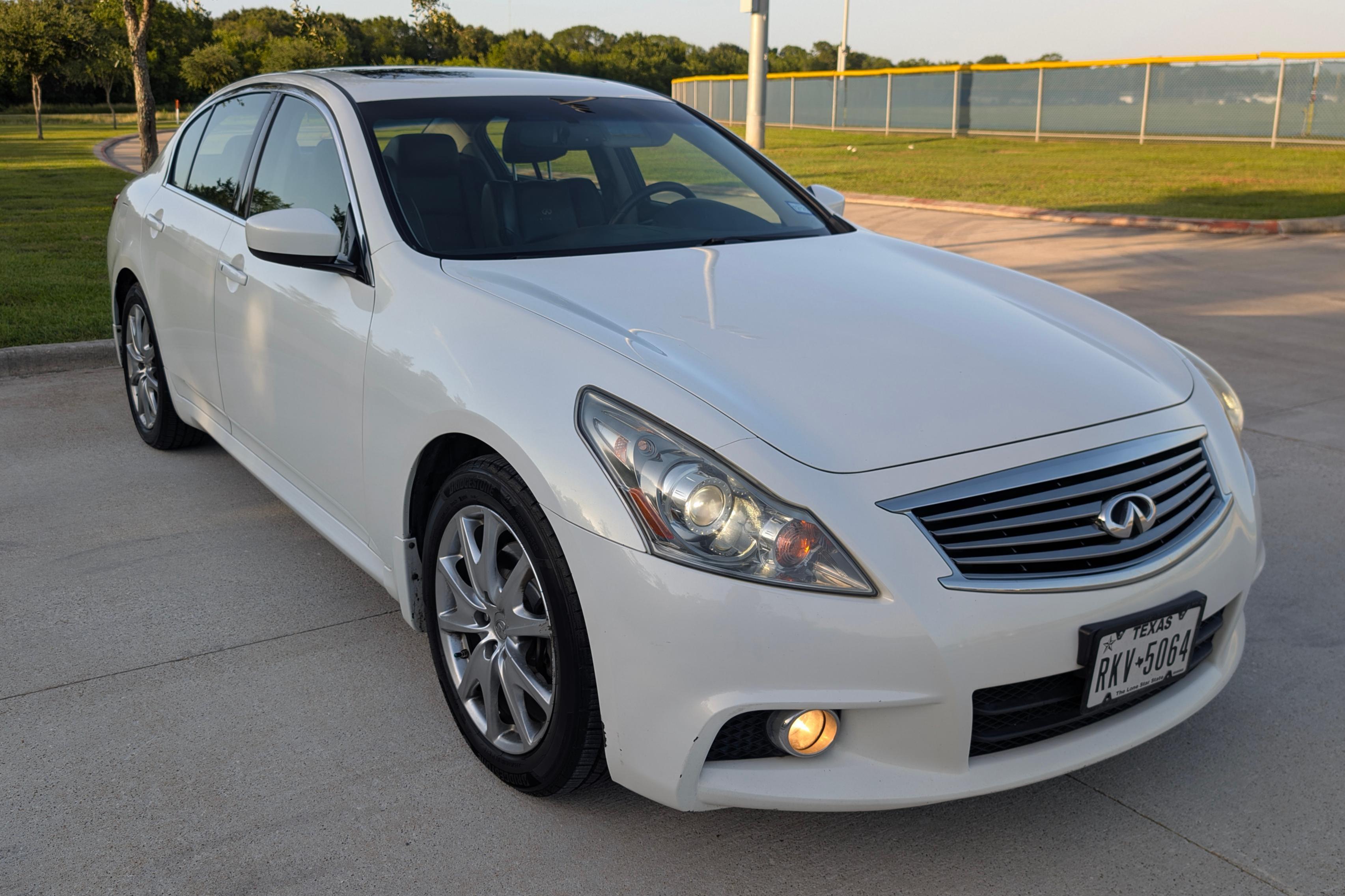 2012 Infiniti G sold at auction for $6,500