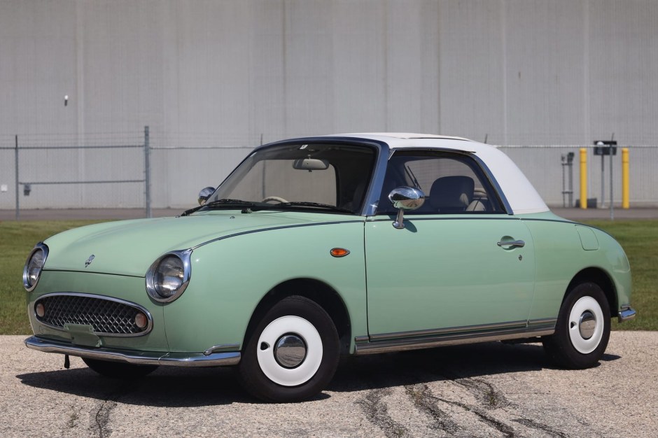 1991 Nissan Figaro sold at auction for $9,850