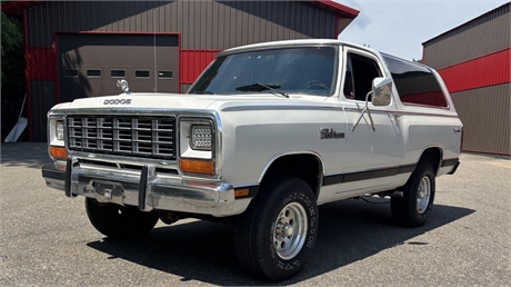 1985 Dodge Ramcharger sold at auction for $11,500