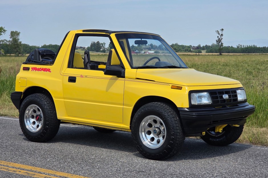 1992 Geo Tracker sold at auction for $12,500