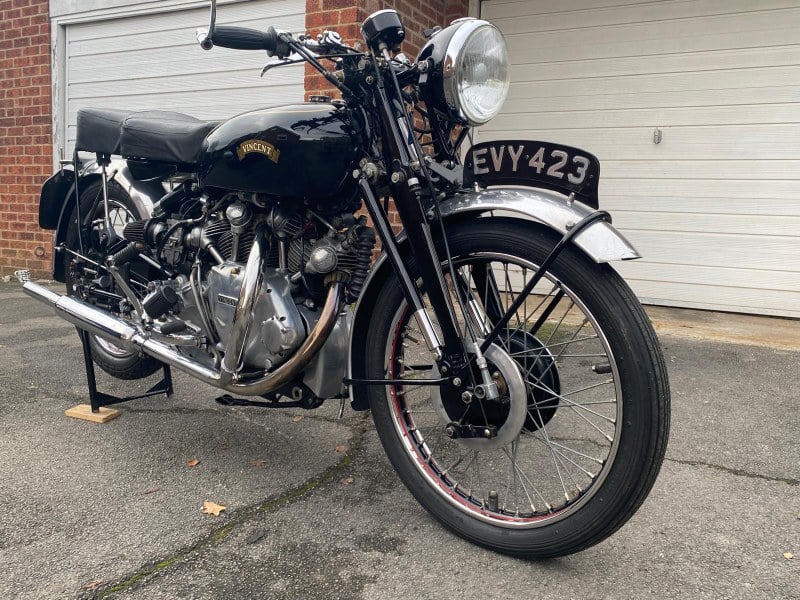 1950 Vincent Rapide sold at auction for $26,500