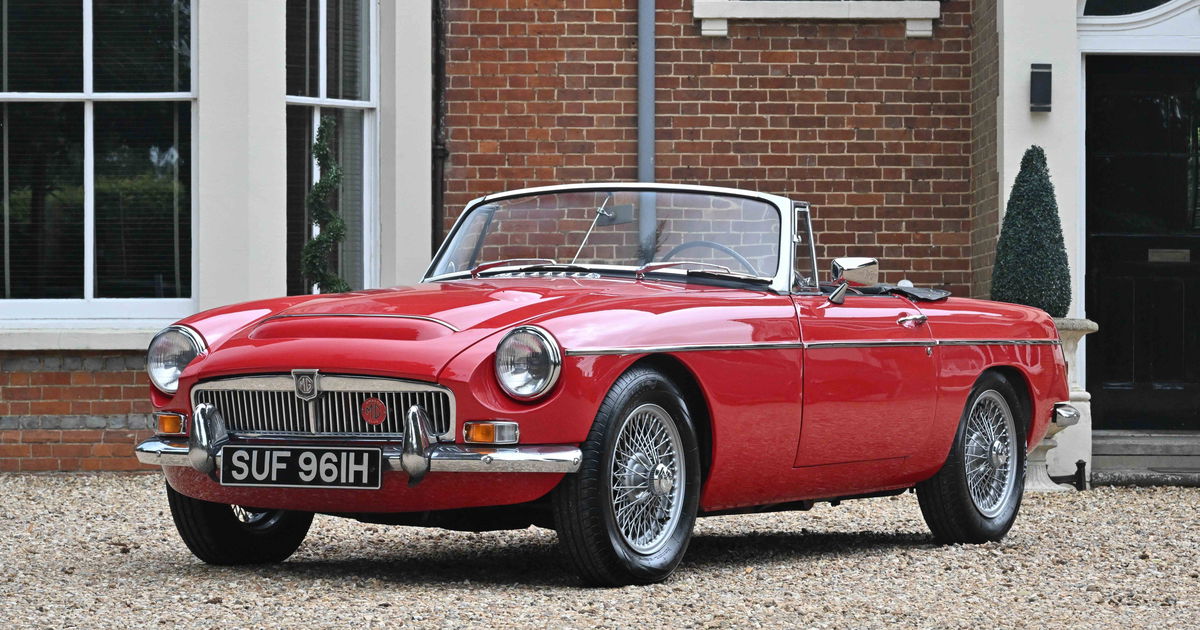 1969 MG C sold at auction for $13,550
