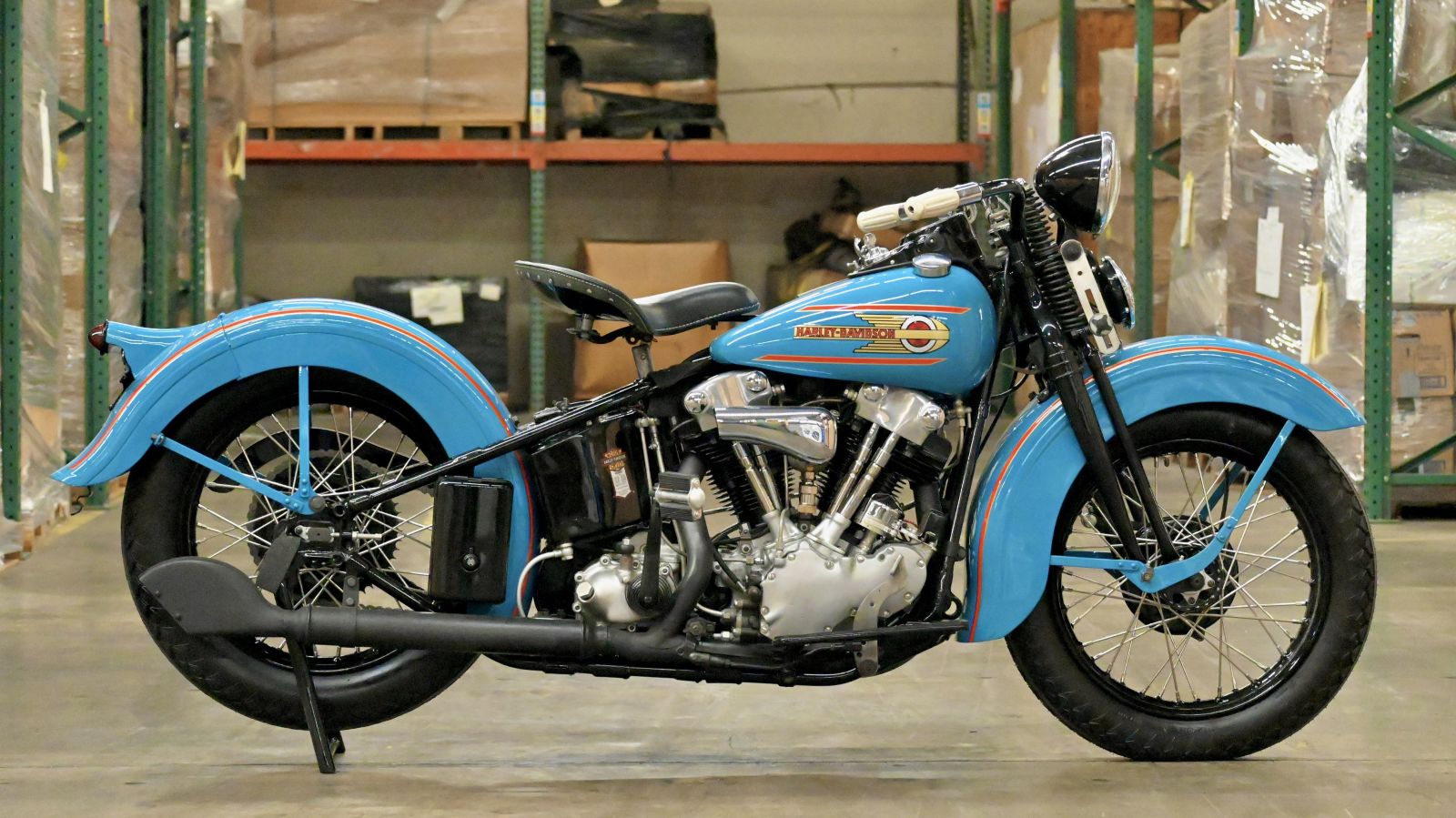 1937 Harley-Davidson Knucklehead sold at auction for $143,000