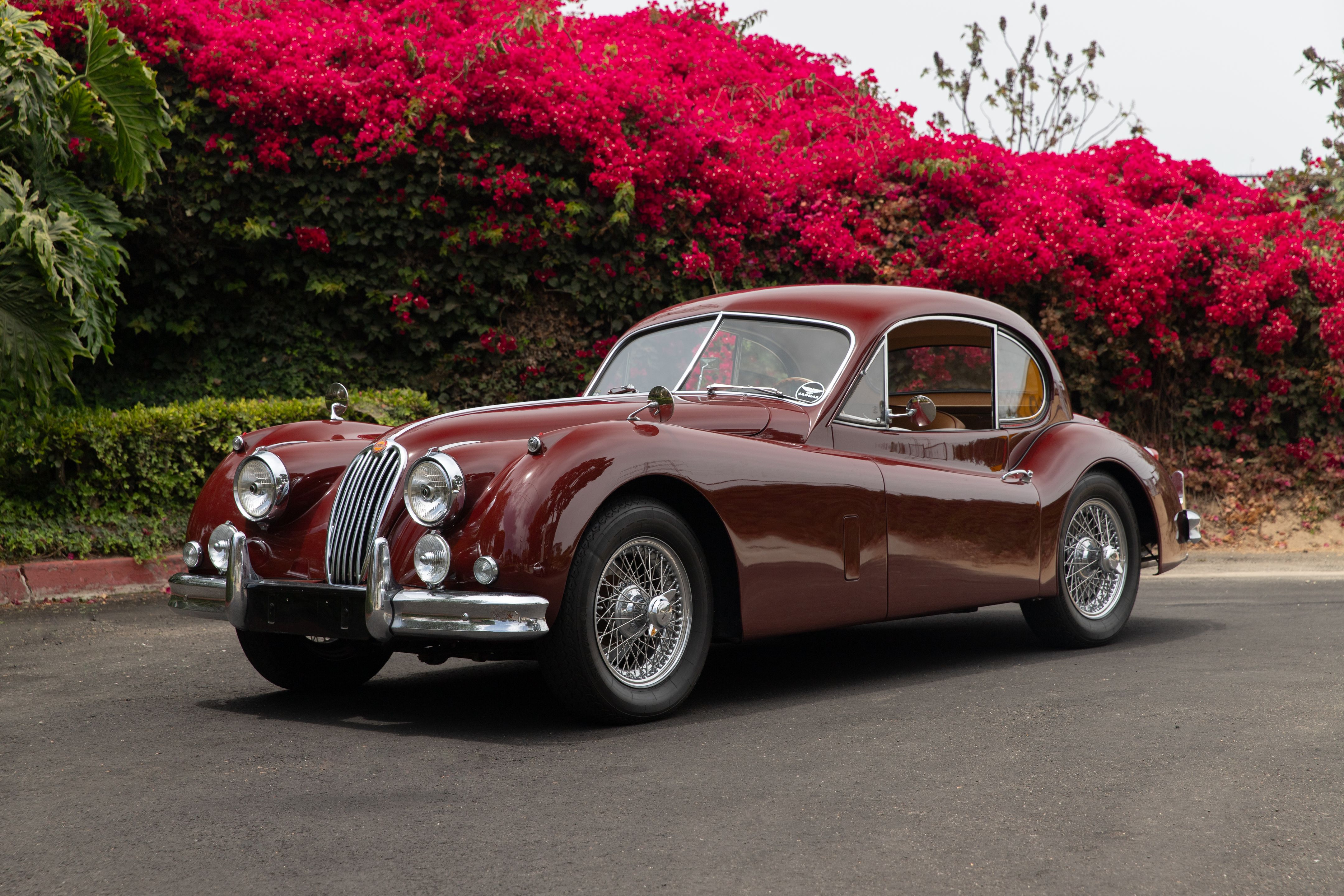 1956 Jaguar XK sold at auction for $84,000