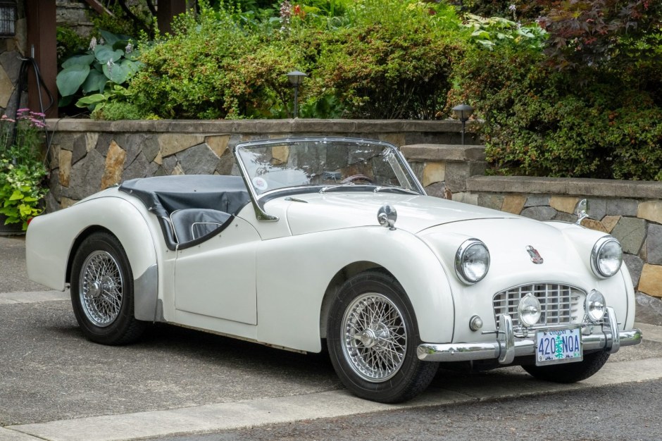 1957 Triumph TR3 sold at auction for $13,250