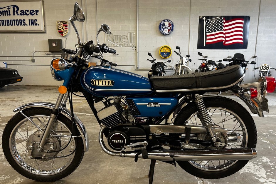 1974 Yamaha RD sold at auction for $3,300