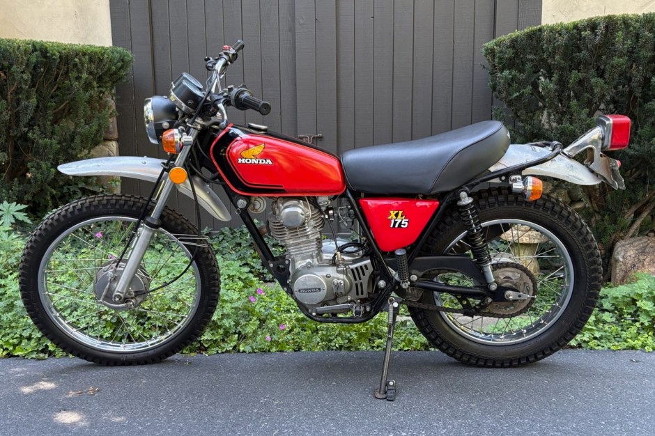 1975 Honda XL sold at auction for $2,600